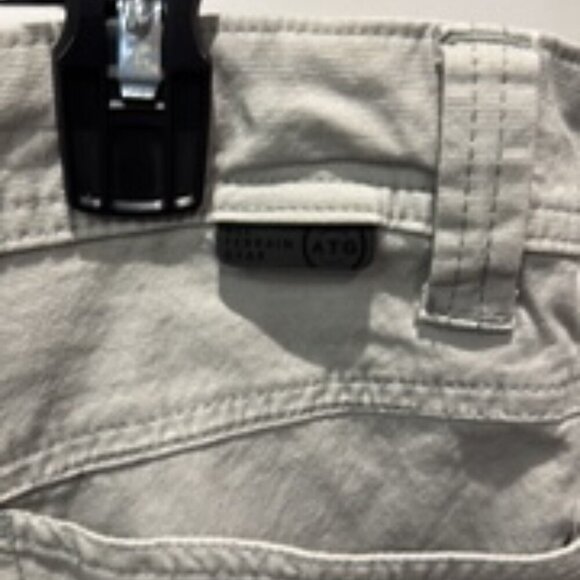 Wrangler Twill Shorts Multiple Pockets Zip Fly Closure Stretch Light Gray M 30 - Picture 5 of 9